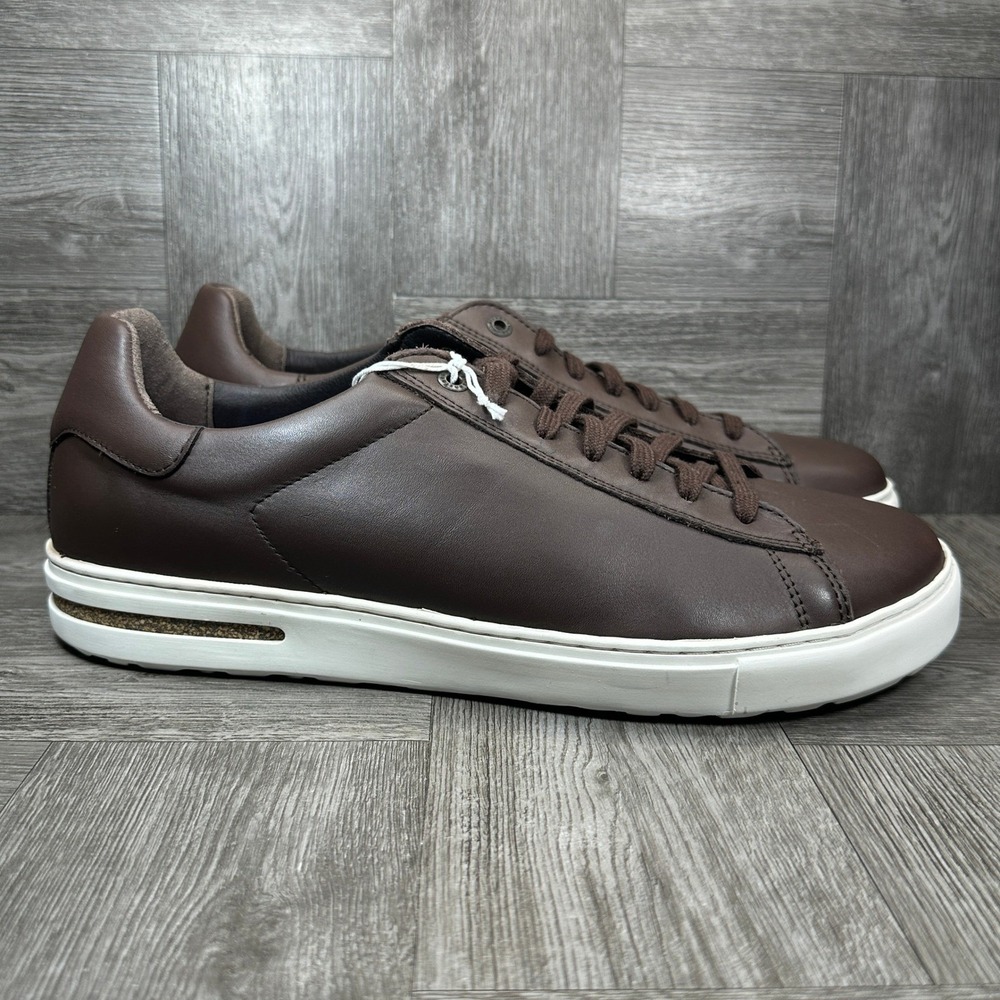 Birkenstock Bend Low Mens 12 Roast Brown Leather Casual Minimalist NEW